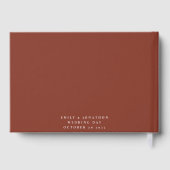 Terracotta Florals wenst de nieuwe heer Mrs. Gastenboek (Achterkant)