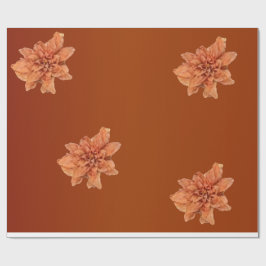 Terracotta Flower Cadeaupapier