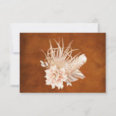 Terracotta Flowers en Pampas Grass Business Bedankkaart (Achterkant)