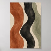 Terracotta Frequentie Kunstprint Poster (Voorkant)