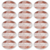 Terracotta gastnaamstickers 'Fall in Love' Sticker (Voorkant)