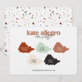 Terracotta Gebrande Sienna & Beige Kleurenpalet Ka (Voorkant / Achterkant)