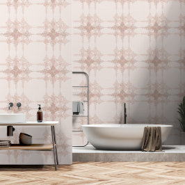 Terracotta Geluidsgolf Minimalistische Stijl Behang
