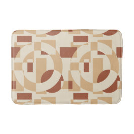Terracotta geometrie Naadloos patroon Badmat
