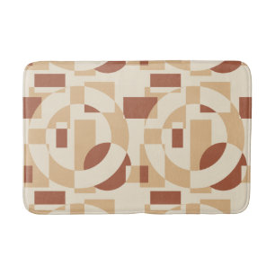 Terracotta geometrie Naadloos patroon Badmat