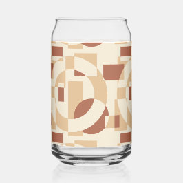 Terracotta geometrie Naadloos patroon Blikvorm Glas