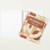 Terracotta geometrie Naadloos patroon Planner (Display)
