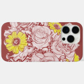 Terracotta Gerande Boeket Case-Mate iPhone Case (Achterkant (horizontaal))
