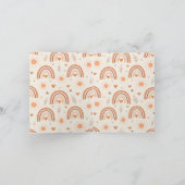 Terracotta Geslacht Neutrale boho regenboog baby s (Binnen)