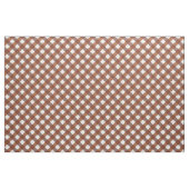 Terracotta Gingham Patterned Stof (Fat Quarter)