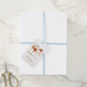 Terracotta Gold Rust Herfst Vrijgezellenfeest Favo Cadeaulabel (Met Touw)