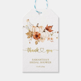 Terracotta Gold Rust Herfst Vrijgezellenfeest Favo Cadeaulabel