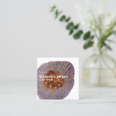 Terracotta Gold Waterverf Interieur Designer Vierkante Visitekaartje (Staand voorkant)