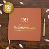 Terracotta Golden Hen Krans Boerderij Verhuur Gastenboek