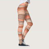 Terracotta Goudader Marmer - Warme Luxe (10) Leggings (Rechts)