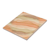 Terracotta Goudader Marmer - Warme Luxe (3) Tegeltje (Zijkant)