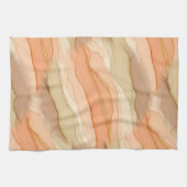 Terracotta Goudader Marmer - Warme Luxe (3) Theedoek (Horizontaal)