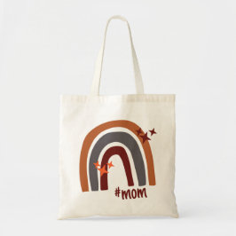 Terracotta Gray Bohemian Rainbow gepersonaliseerd Tote Bag