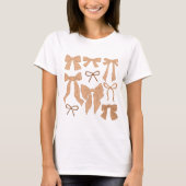 Terracotta grillige bogen t-shirt (Voorkant)