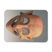 Terracotta grinning mask uit San Sperate, 6de-5de Magneet (Horizontaal)