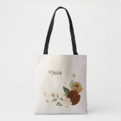 terracotta grondkleur tote bag (Voorkant)