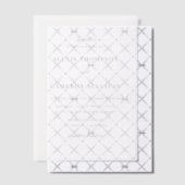 Terracotta Hand Lettered Calligraphy Wedding Vellum Uitnodigingen (Offset (Uitnodiging))