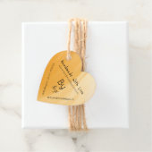 Terracotta handgemaakt met liefde door naam hart bedankjes labels (In situ)