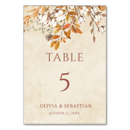 Terracotta herfst laat Boho herfst bruiloft Kaart