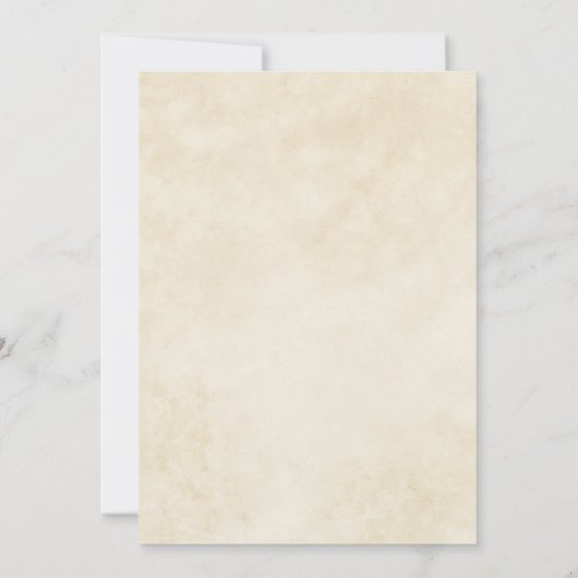 Terracotta herfst laat Boho herfst bruiloft Kaart (Achterkant)