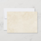 Terracotta herfst laat Boho herfst bruiloft RSVP Kaartje (Achterkant)