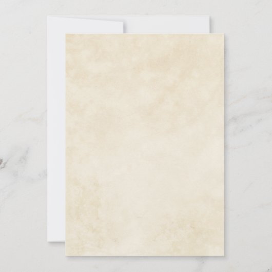 Terracotta herfst laat Boho herfst bruiloft Save The Date (Achterkant)