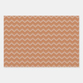 Terracotta Herringbone Pattern Inpakpapier Vel (Voorkant 3)