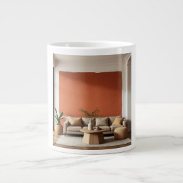 Terracotta Hue Accent Wall Warm Earthy Muted Tonal Grote Koffiekop