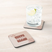 Terracotta Hues Bier Onderzetter (Rechterzijde)