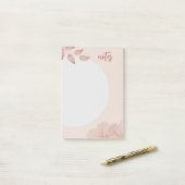 Terracotta Hues Post-it® Notes (Op bureau)