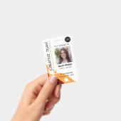 Terracotta ID Badge Foto Creatief Ontwerpteam (Handheld)