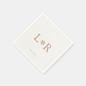 Terracotta & Ivory | Stijlvol Modern  Servet (Hoek)