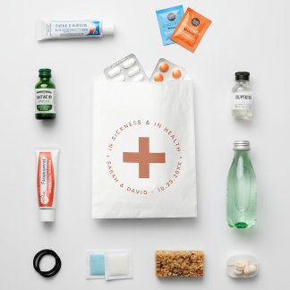 Terracotta kater kit bij ziekte en gezondheid bedankzakje