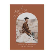 Terracotta Klasse van 2025 Boog Foto Afstuderen