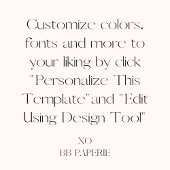 Terracotta, Klei & Blauwgroen Bruiloft Kleurenpale Informatiekaartje