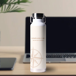 Terracotta Kompasroos Merk voor geestelijke gezond Waterfles