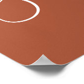 Terracotta koppels douche welkomstbord poster (Hoek)