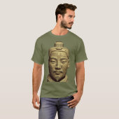 Terracotta krijger - Oud Goud Kunst T-shirt (Voorkant volledig)