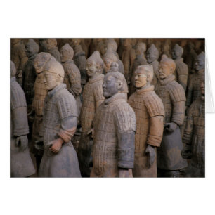 Terracotta krijgers in het graf van keizer Qin Shi