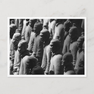 Terracotta krijgers Xian China Fotografie Foto Briefkaart