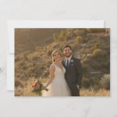 Terracotta landelijke Papel Picado – Bewaar de dat Save The Date (Achterkant)