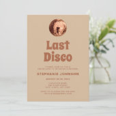 Terracotta Last Disco Bachelorette Weekend Kaart (Staand voorkant)