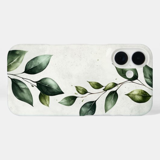 Terracotta Leavescape Case-Mate iPhone Case (Achterkant (horizontaal))