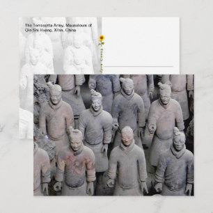 Terracotta Leger, Xi'an, China - Briefkaart