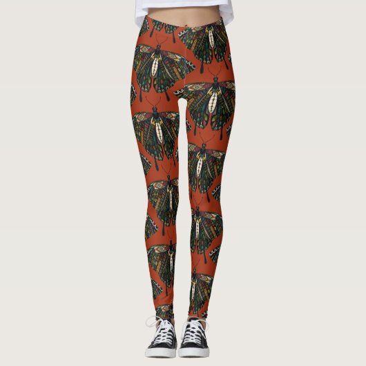 terracotta leggings (Voorkant)